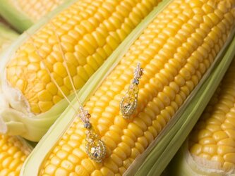 『野菜モチーフのアクセサリー/ネックレス 』 maïsの画像