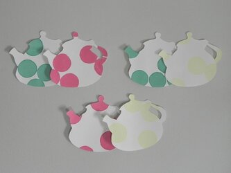 水玉カードTea Pot Dotの画像