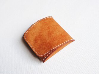 【受注生産】ボックス型コインケース（キャメル）の画像