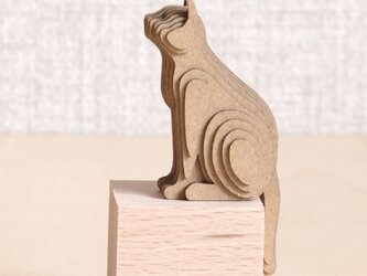 【工作キット】段々猫-sitting-aの画像