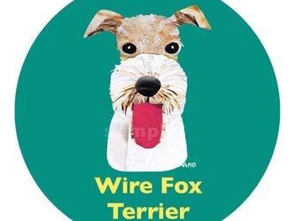 ワイヤー フォックス テリア《犬種名ステッカー/小型犬》の画像