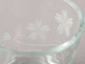 東京切子（花切子）マルチグラスmini 桜の画像