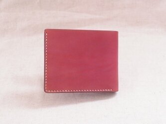 二つ折り財布 《 Ruby Red 》の画像