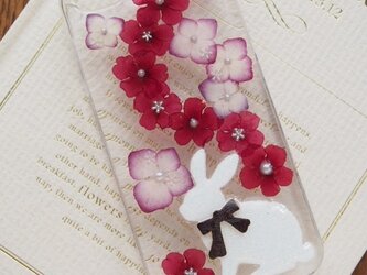 iphone６・5/5s・5c・4/4s押し花ケース【#１63】の画像