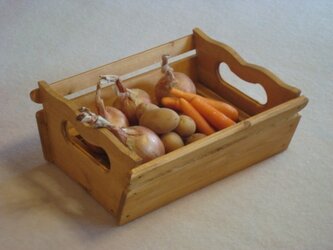 ★果物・野菜用ウッドボックス！の画像