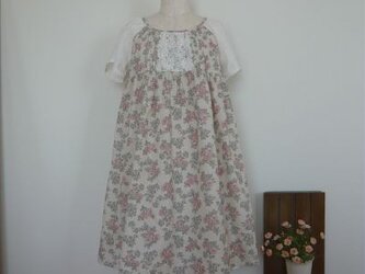 ピンタック配色定番ワンピース♪の画像
