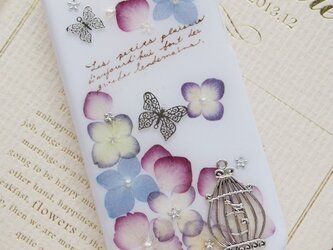 iphone６・5/5s・5c・4/4s押し花ケース【#１69】の画像