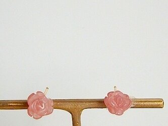 インカローズの薔薇ピアスの画像