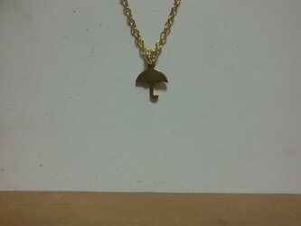 傘ネックレス(ニッケルフリー）の画像