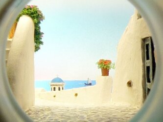 ボトルスコープ　ギリシャ　サントリーニ島の画像
