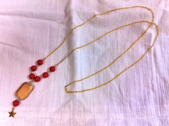 君もスターだ！！GOLD＆RED〜ネックレス〜の画像