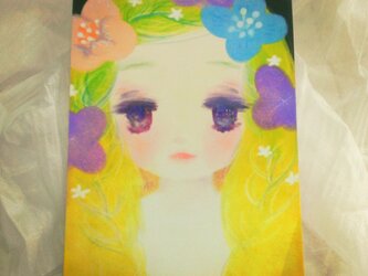イラストパネル『おはなのこ 』【受注製作】の画像