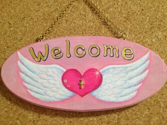 welcomeボードの画像