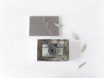 小型フィルムカメラ／mintgreen&graypolkadotの画像