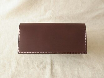 [オーダーご依頼品] 長財布 《 Dark Brown & Leの画像