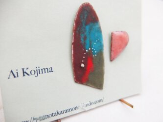 七宝ピアス・左右別 ぴたっとの画像