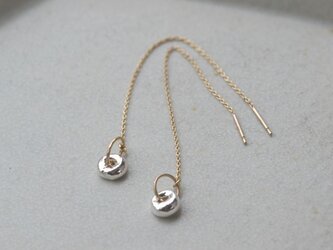 shizuku Pierced earrings (SV/ K10)の画像
