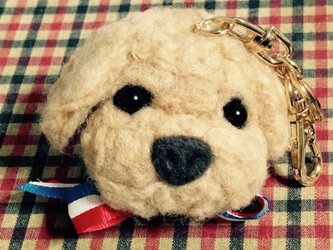 【C様ご予約分】トイプードルのキーホルダーの画像