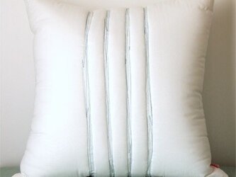 Quilt cushion (L) / whiteの画像