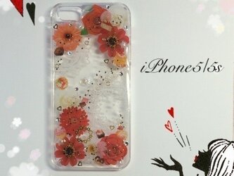 iPhone5/5s用ケース バレンタイン風の画像