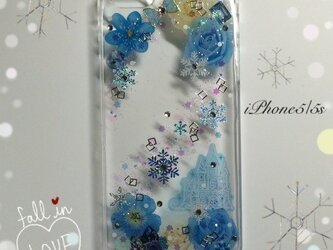 iPhone5/5s用ケース アナ雪風の画像