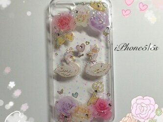 iPhone5/5s用ケース スワンの画像