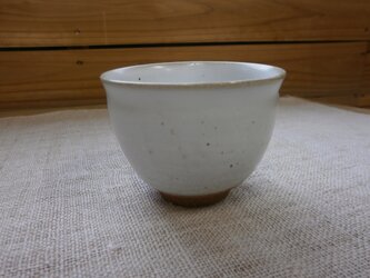白マット釉　多用カップの画像