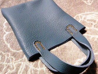 ”トリヨン・カラーオーダー”　手縫い薄まち手提げバッグの画像