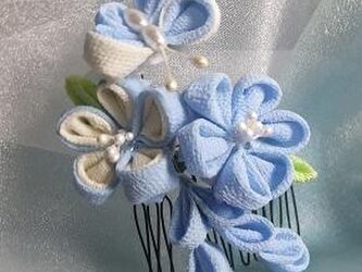 ⑦プチかんざし(ブルー)の画像