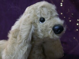 毛皮のアメリカンコッカぬいぐるみの画像