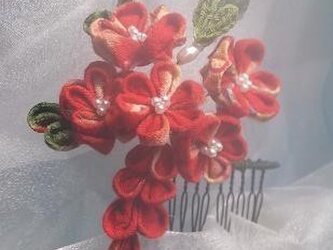⑩プチかんざし(和風赤)の画像