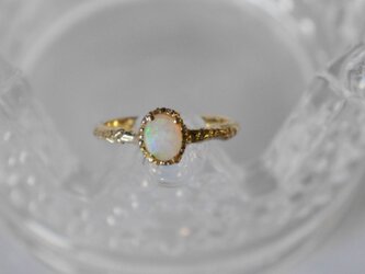 K10★Crystal opal ring ★の画像