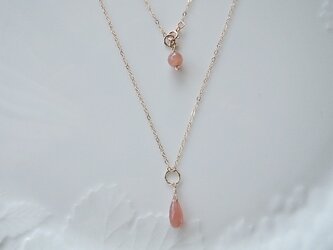 ☆18KYG 宝石質インカローズブリオレットチャーム（615）