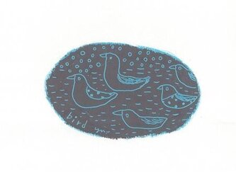川の鳥　原画の画像