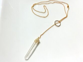 crystal point necklaceの画像