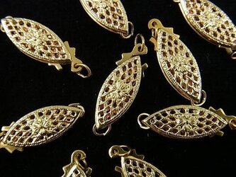 14kgf☆ネックレス透かしクラスプ変更金具一式の画像