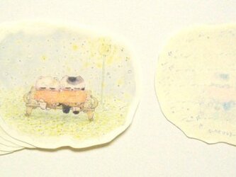 ぷち＊いっぴつせん「ベンチでマフラーを」の画像