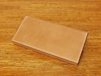 コードバン長財布<BASIC>　ナチュラルの画像