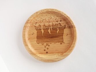 子ねこちゃんたちが大合唱 丸型コースターの画像