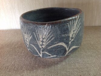 鼠志野焼茶碗（麦秋）の画像