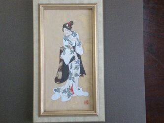 納涼立美人図の画像
