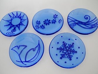 薄青の豆皿たち　四季篇の画像