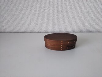 Shaker Oval Box #0 - ブラックウォルナットの画像