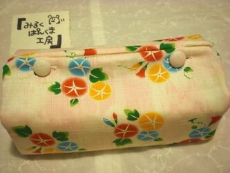 ご予約品　ティッシュカバー　清涼あさがおの画像