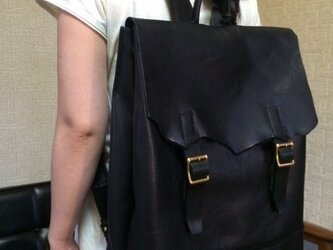 Suika様オーダー専用:オールレザーリュックの画像