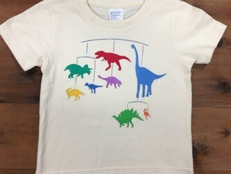 恐竜モビール柄　KidsTシャツの画像