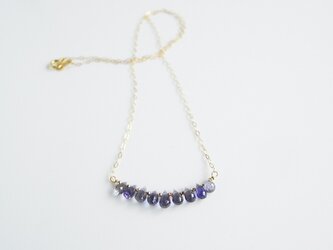 アイオライトネックレス１８Ｋイエローゴールド