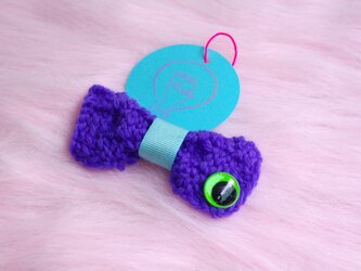 Mr Bow knit (brooch)の画像