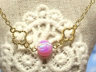 虹★京都オパール8mmネックレスの画像