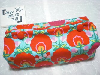 ティッシュカバー　朱華の画像